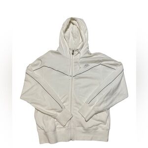 Nike zip up hoodie Bloke core y2k vintage white